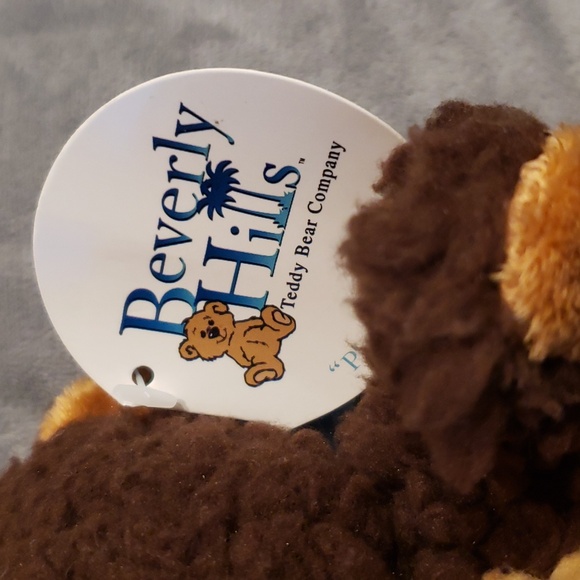 BEVERLY HILLS TEDDY BEAR CO. Plush 8" Dark Brown Moe Bear - Picture 2 of 10